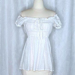 100% Cotton White Top